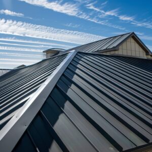 large commercial metal roof